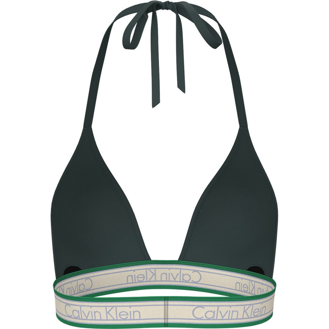 Calvin Klein Beachwear Top Bikini Donna Triangolo Halter - LV00Q61214-LDC