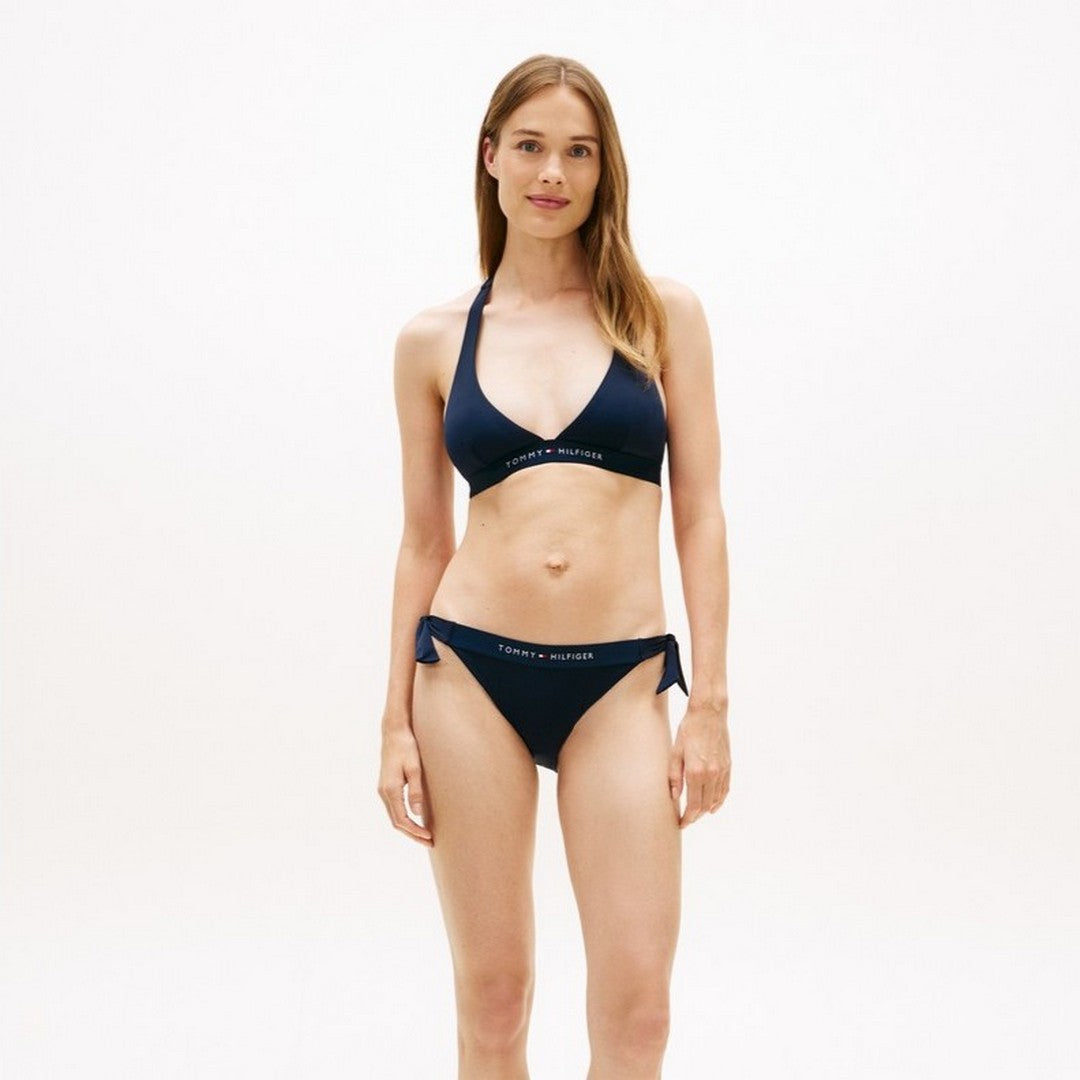 Tommy Hilfiger Beachwear Donna Top Bikini Triangolo Halter - UW0UW06358-C1G