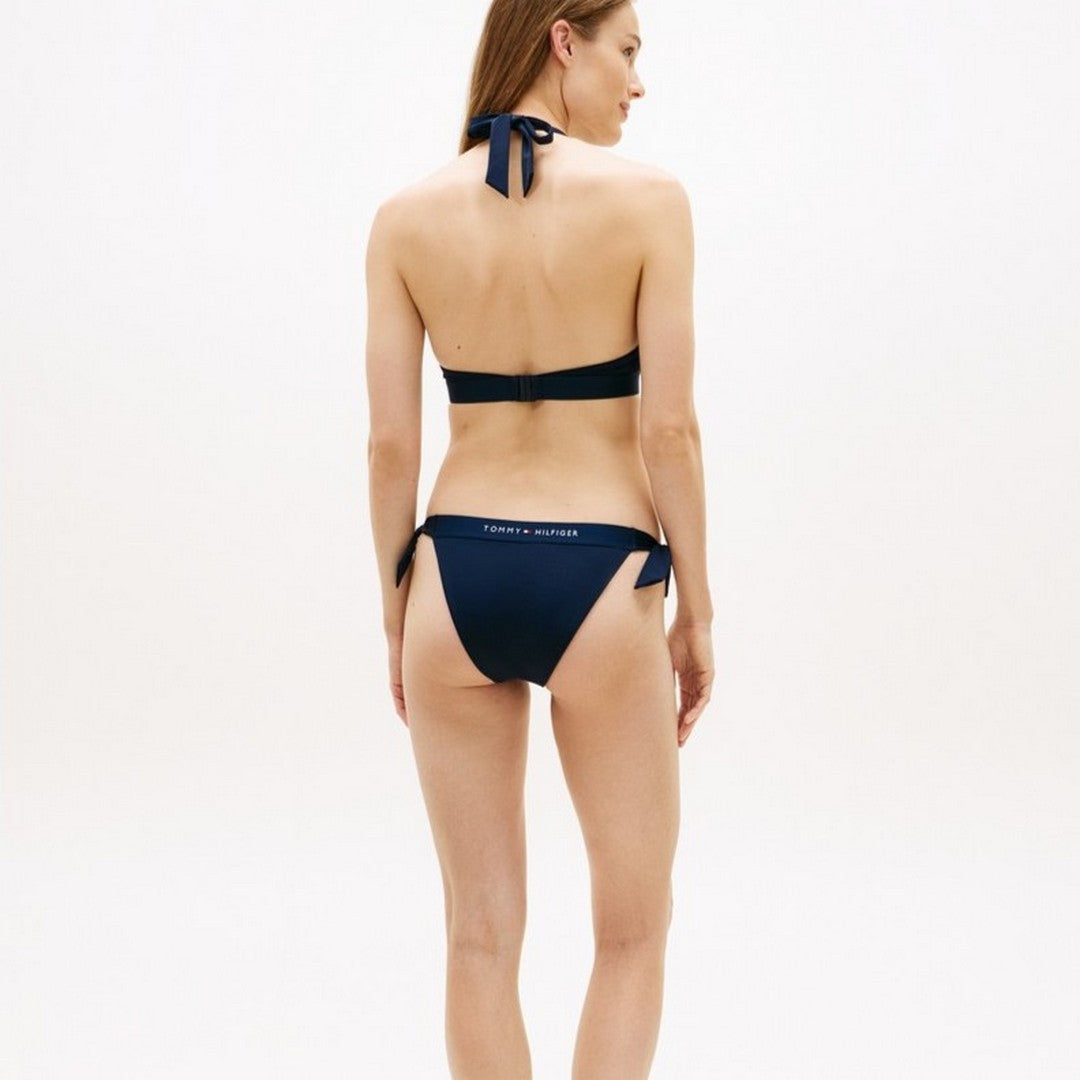 Tommy Hilfiger Beachwear Donna Slip Bikini Laccetti - UW0UW06362-C1G