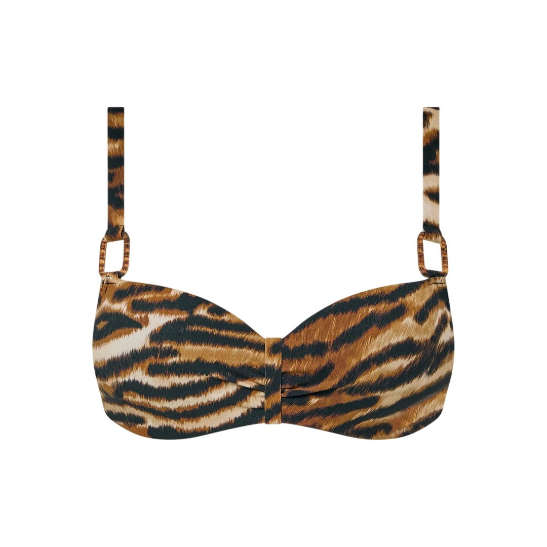 Chantelle Beachwear Donna Top Bikini Balconcino Memory Vita-Tigre C1A7N5-C86