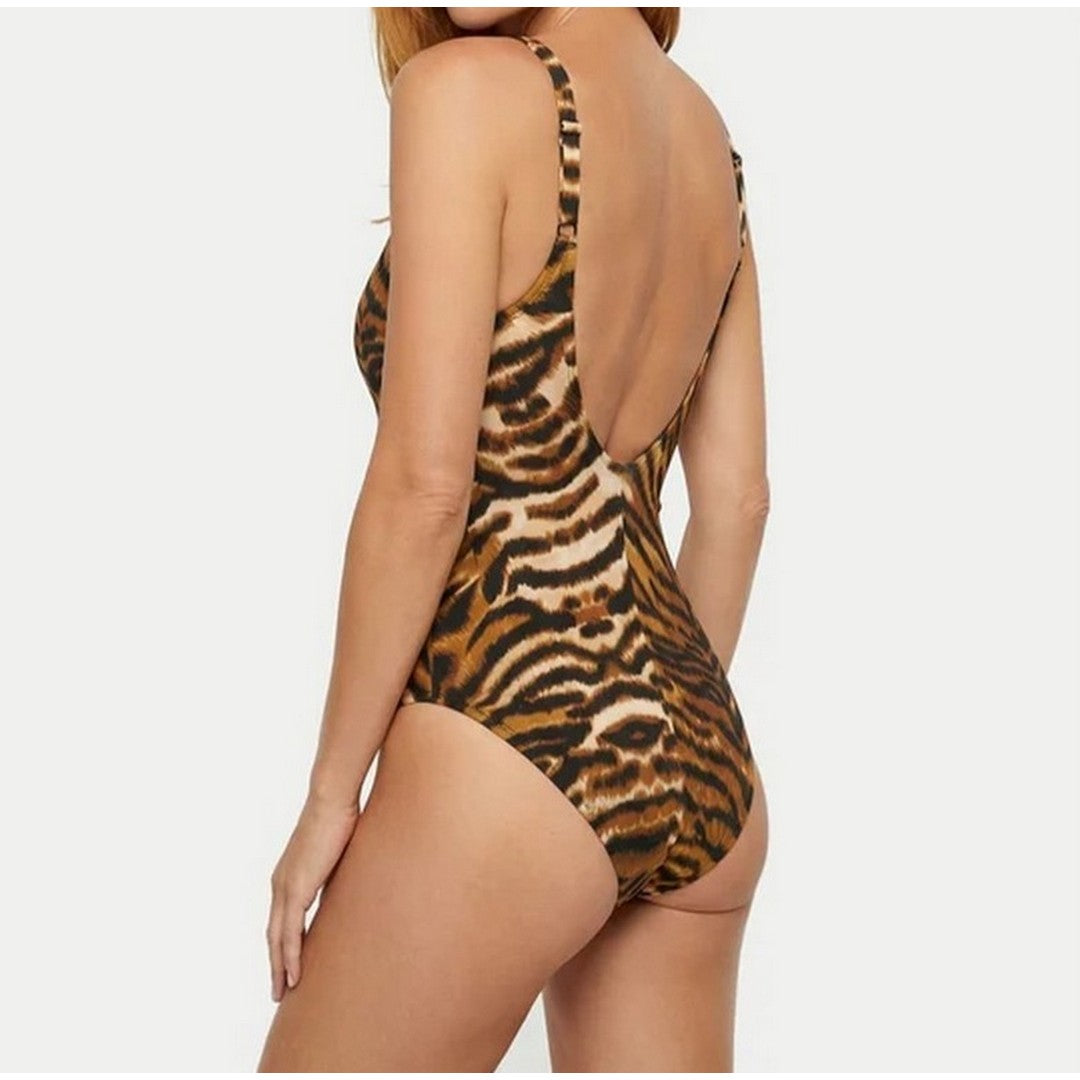 Chantelle Beachwear Donna Costume Intero con Ferretto Vita-Tigre C1A7R0-C86