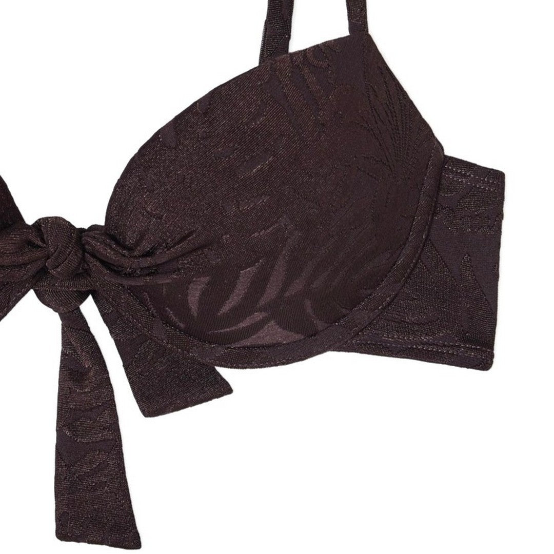 Emporio Armani Beachwear Donna Bikini Jacquard Foliage - EW000785 AF20241 F6100