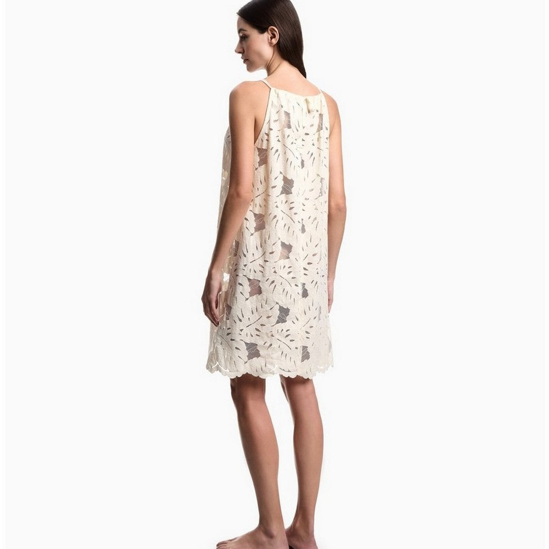 Emporio Armani Beachwear Donna Abito in Pizzo Foliage - EW004090 AF20798 U1054