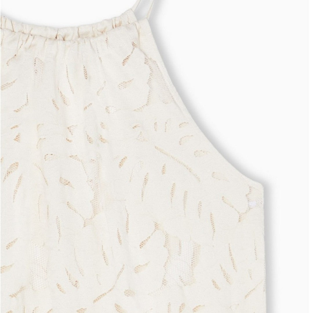Emporio Armani Beachwear Donna Abito in Pizzo Foliage - EW004090 AF20798 U1054