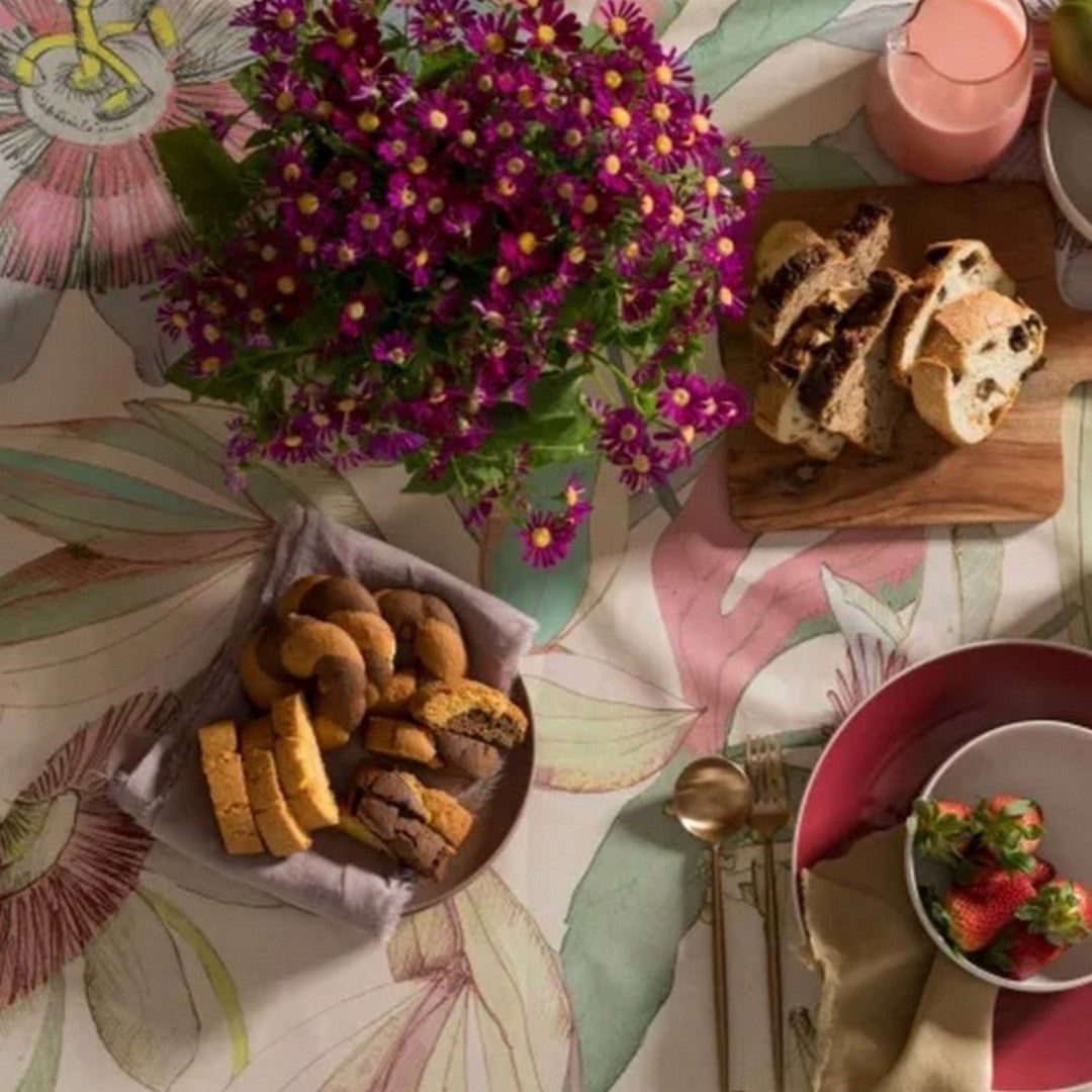 Riviera Passoa Tovaglia Antimacchia In Twill Di Cotone