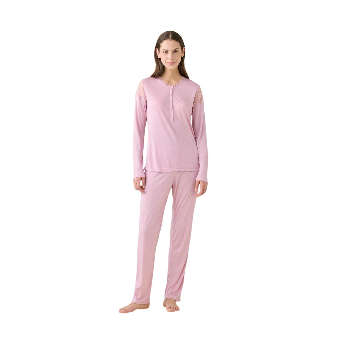 Noidinotte Pigiama Donna Modal Manica Lunga
