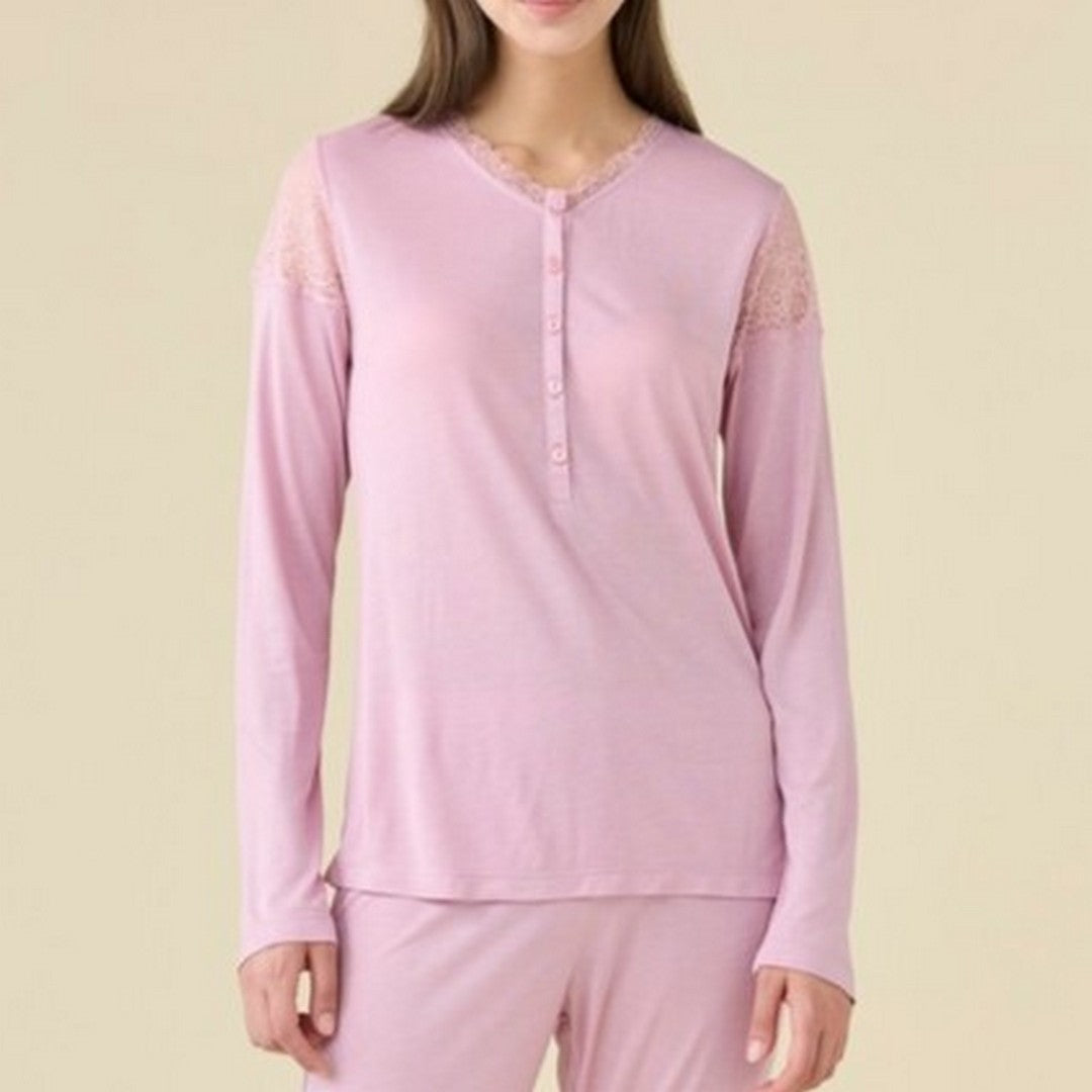Noidinotte Pigiama Donna Modal Manica Lunga