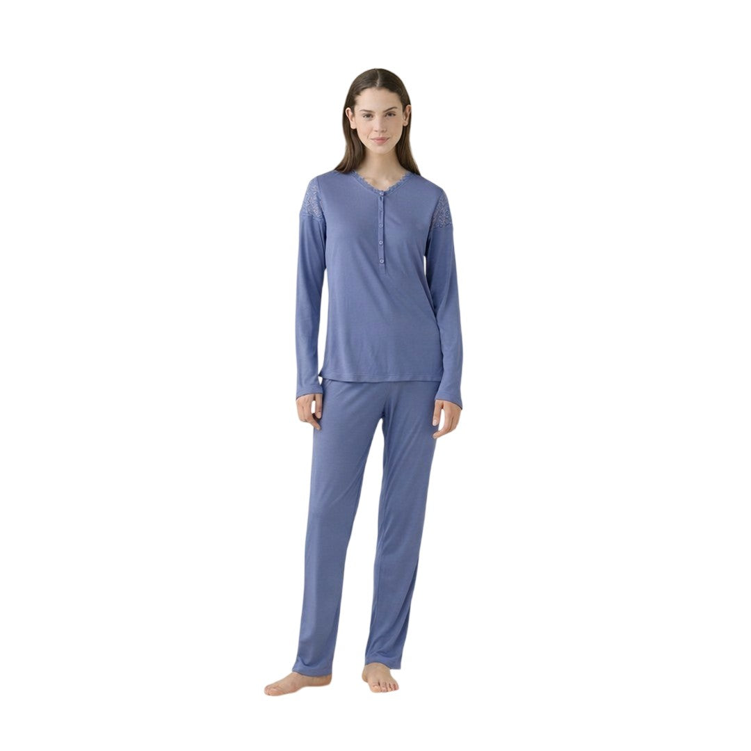 Noidinotte Pigiama Donna Modal Manica Lunga