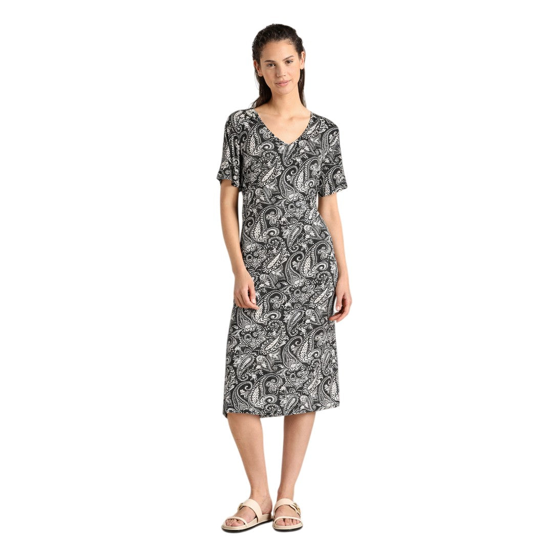 Noidinotte Abito Donna Manica Corta Jersey Di Viscosa Ed Elastane