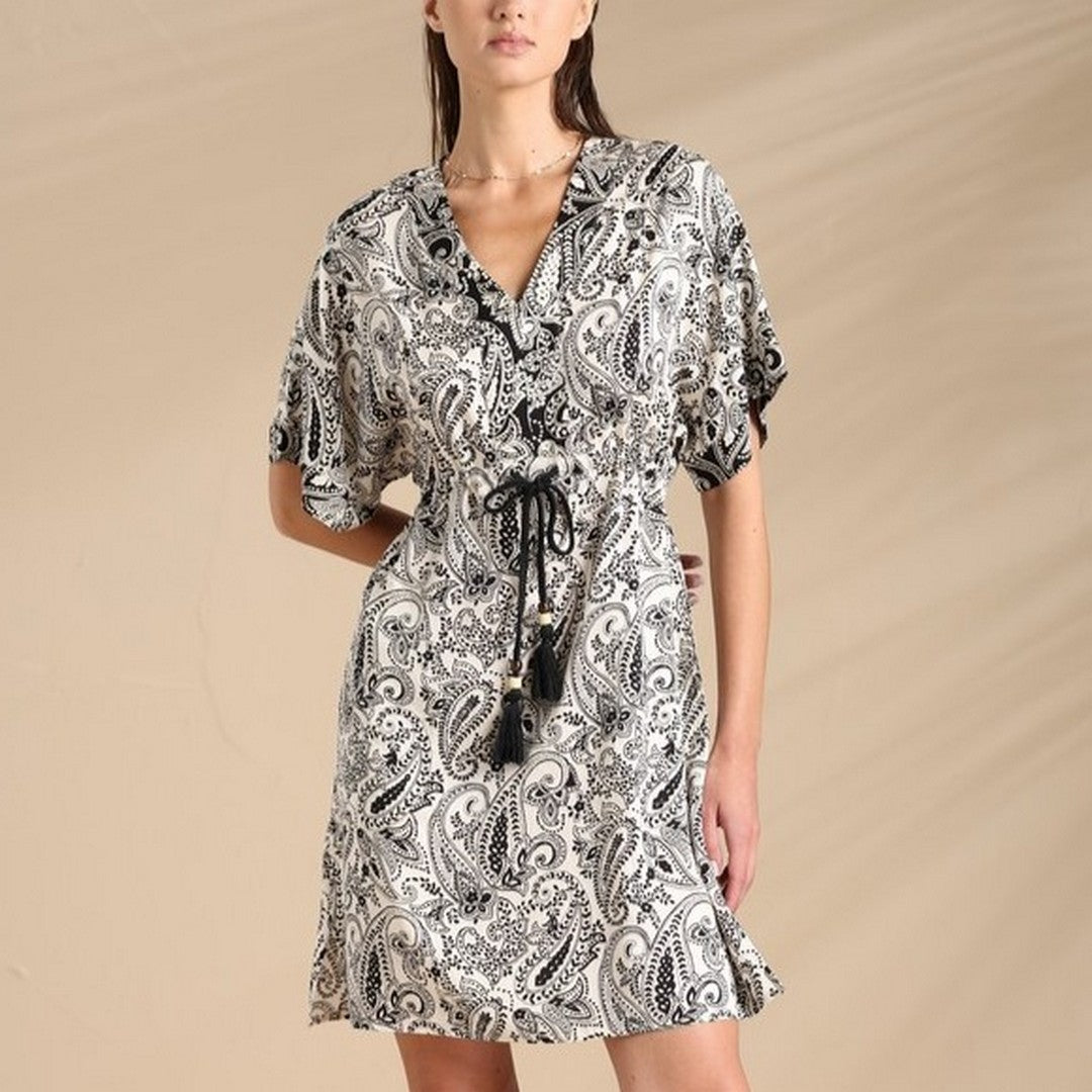 Noidinotte Abito Donna Manica Corta Viscosa