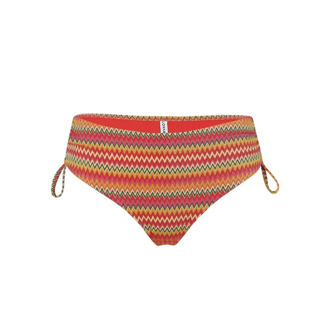 Lovable Beachwear Donna Slip Bikini Alto Coulisse Printed Lurex 9L0EMU