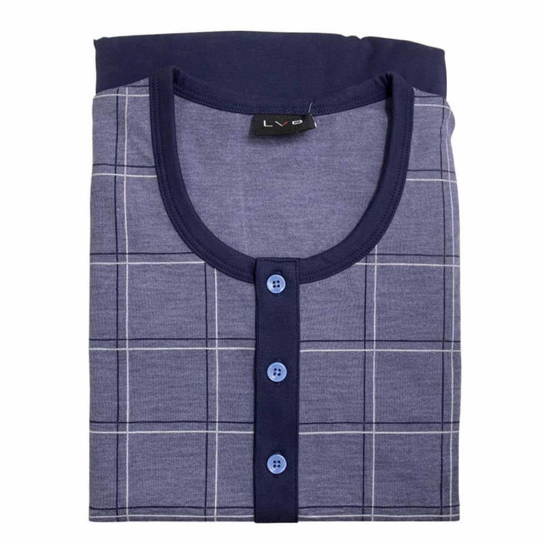 Lovable Uomo Pigiama Serafino Lungo Cotone 9L0EQR
