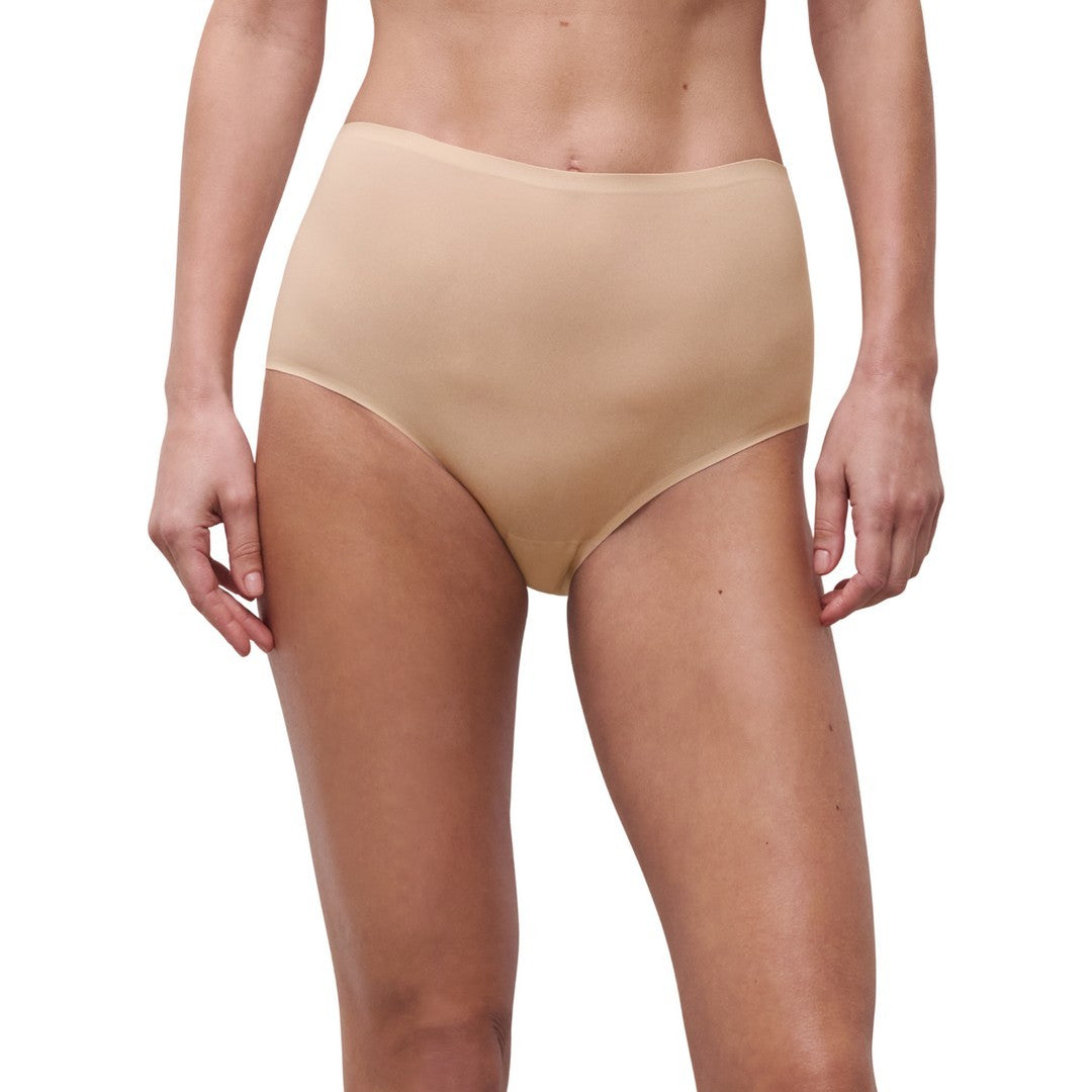 Chantelle Culotte Donna Soft Stretch Vita Alta Beige - 2647-0WU