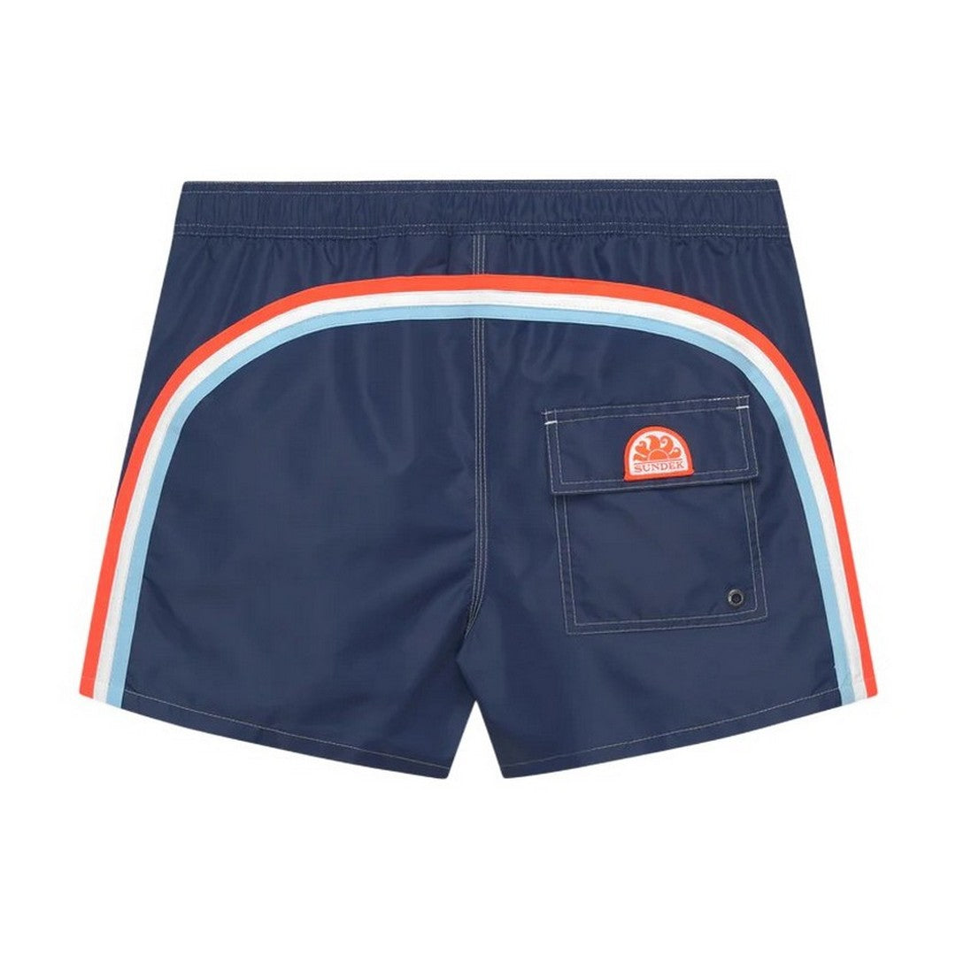 Sundek Uomo Costume Pantaloncino Vita Semi Elasticata Taffetà-M911BDTA100 M6S010