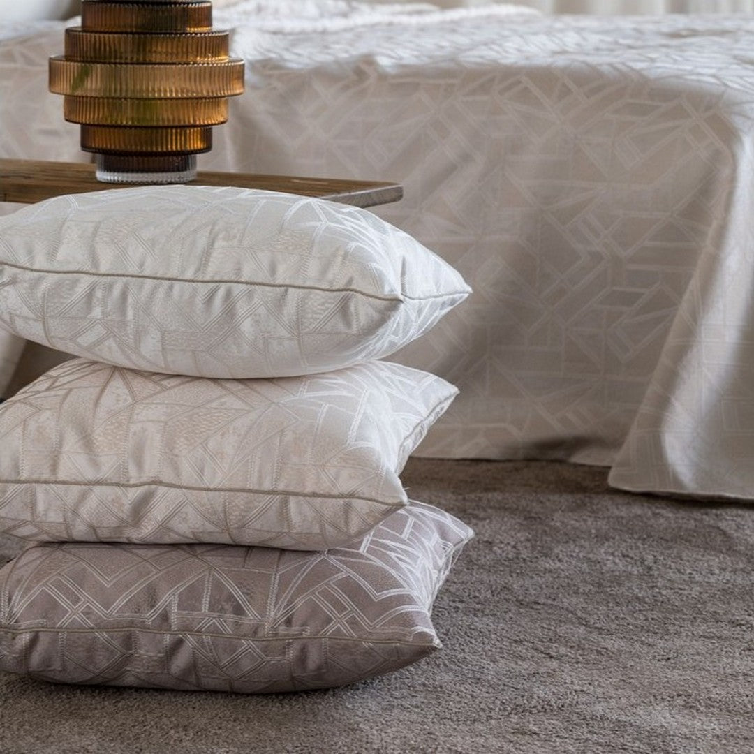 Reevèr Axis Cuscino Decorativo Jacquard 50*50 Tortora - AG0987