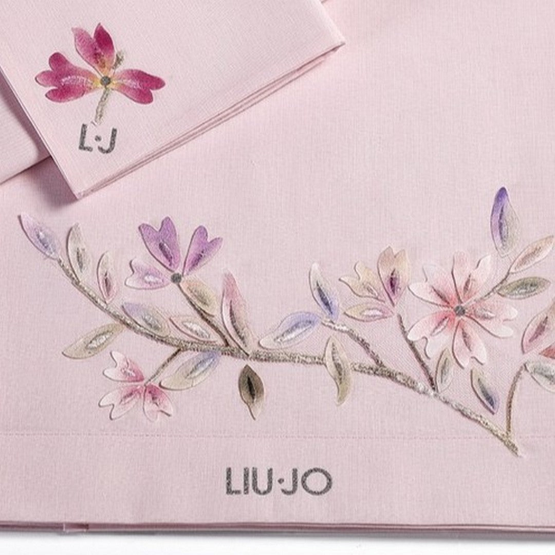Liu Jo Baby Completo Lenzuola Carrozzina in Cotone Twigs BL652C