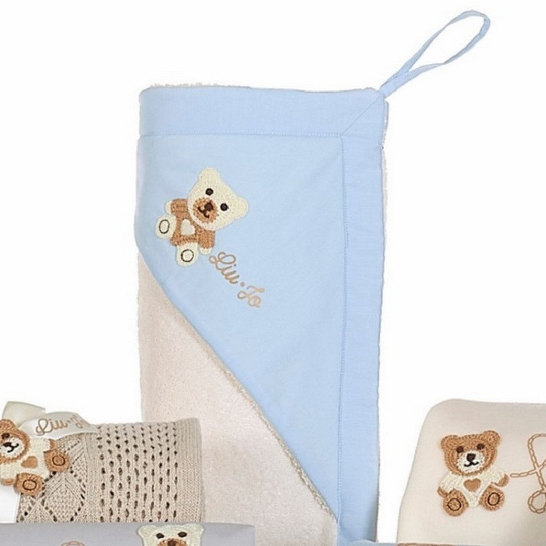 Liu Jo Baby Accappatoio Spugna di Cotone Bear BB160B