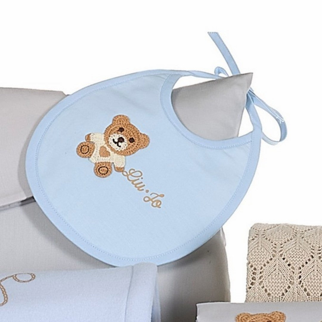 Liu Jo Baby Bavaglino in Spugna di Cotone Bear BA141B