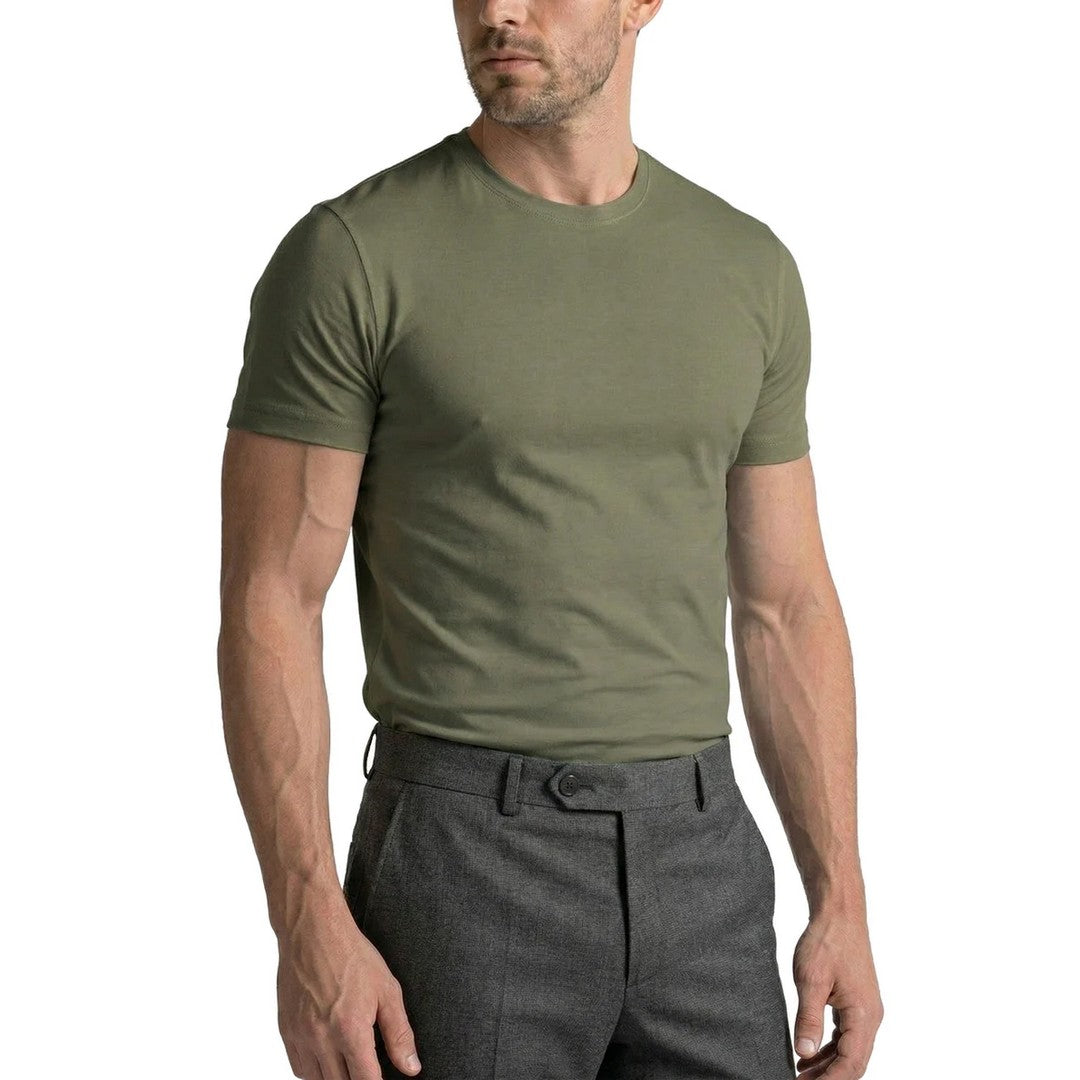 Mabrat UomoT-Shirt Sottogiacca in Modal e Filo di Scozia