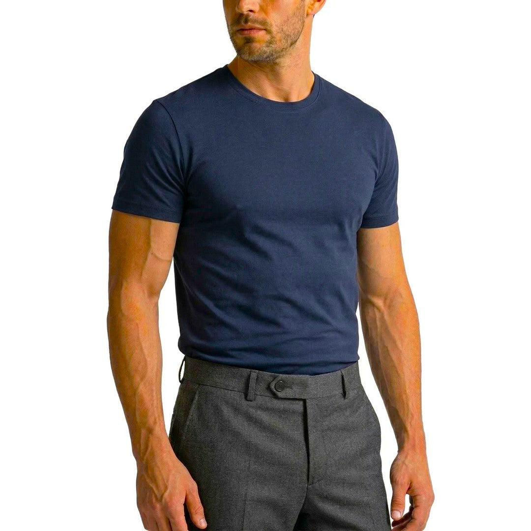 Mabrat UomoT-Shirt Sottogiacca in Modal e Filo di Scozia