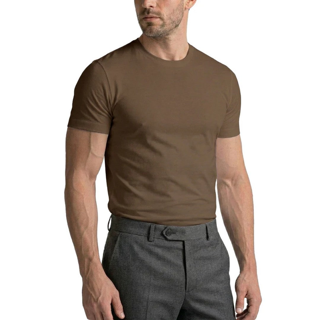 Mabrat UomoT-Shirt Sottogiacca in Modal e Filo di Scozia