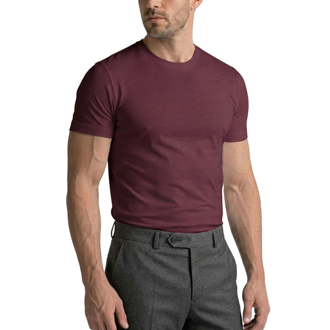 Mabrat UomoT-Shirt Sottogiacca in Modal e Filo di Scozia