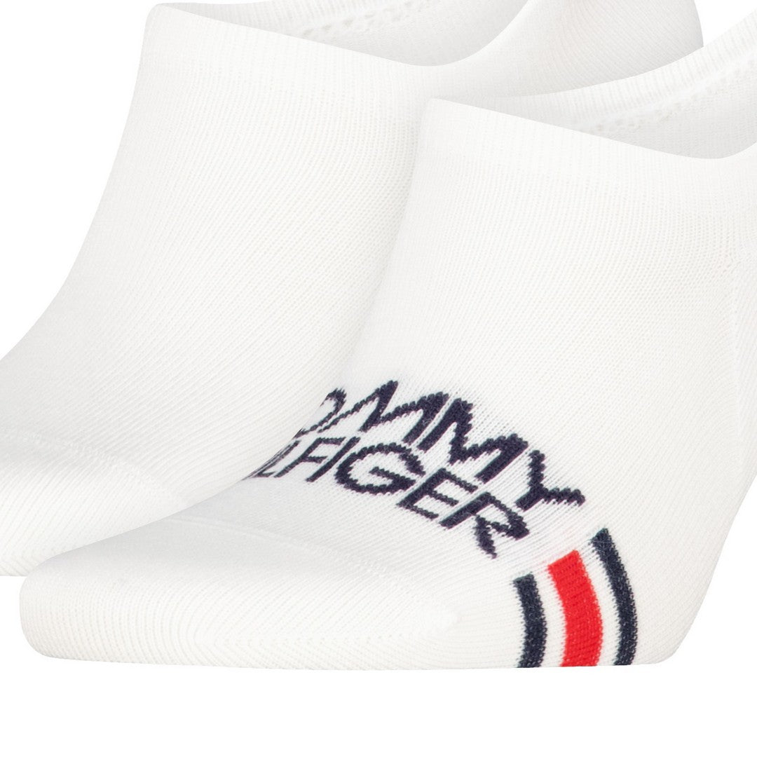 Tommy Hilfiger Uomo 2P Salvapiede con Silicone Logo Stripe - 701218718 002 999