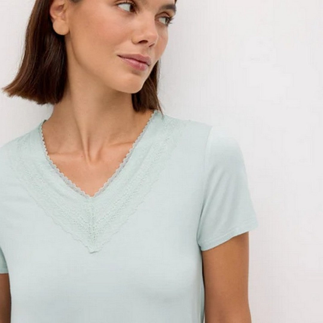 Ysabel Mora Donna Pigiama in Viscosa Corto - 10823 MINT GREEN