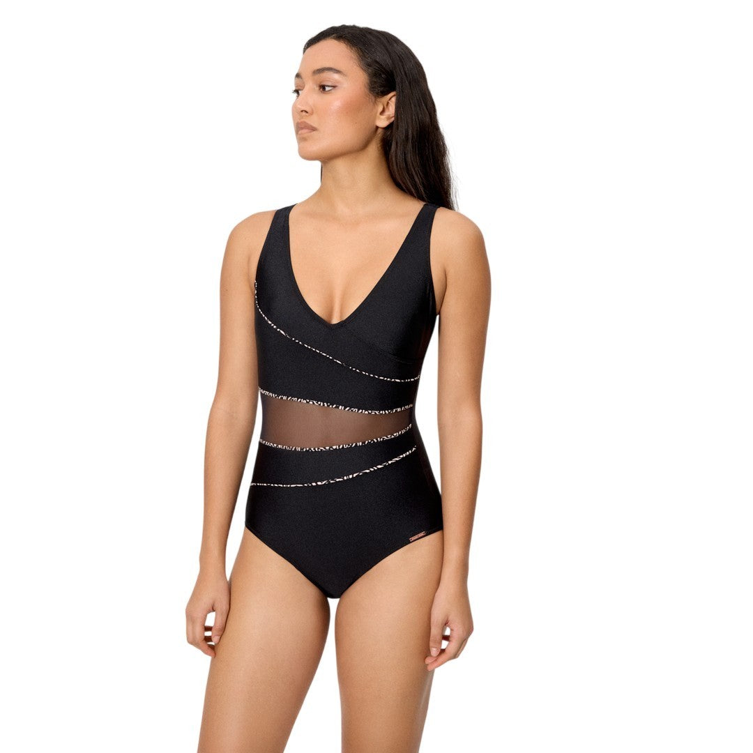 Ysabel Mora Beachwear Donna Costume Intero Modellante - 83282 NEGRO