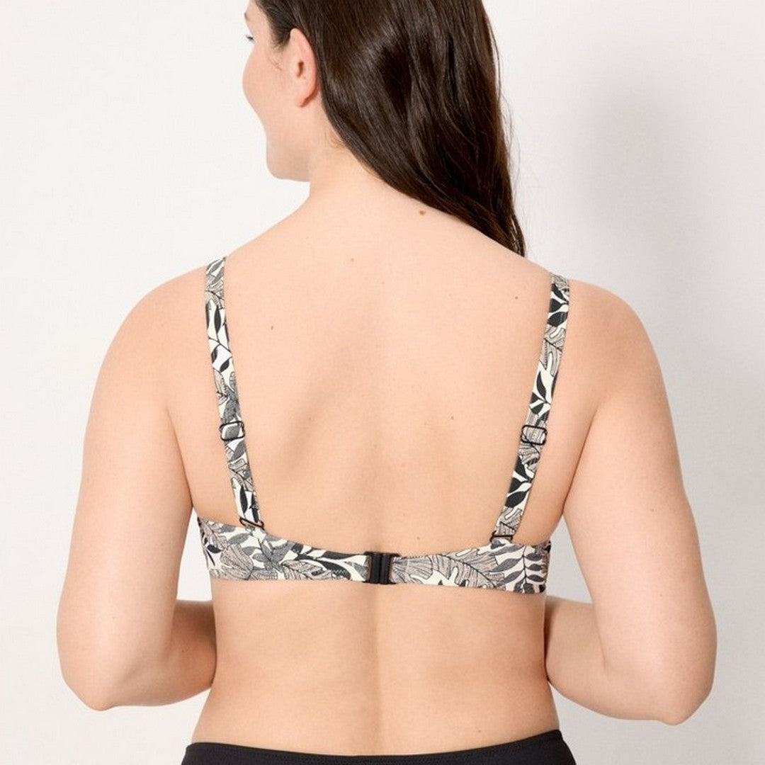 Ysabel Mora Beachwear Donna Top Bikini Coppa e Ferretto - 83346 BLACK PALM