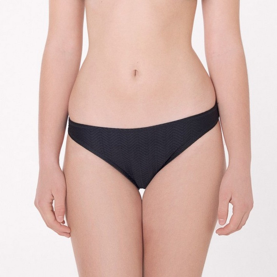 Ysabel Mora Beachwear Ragazza Slip Bikini Texture - 83480 BLACK