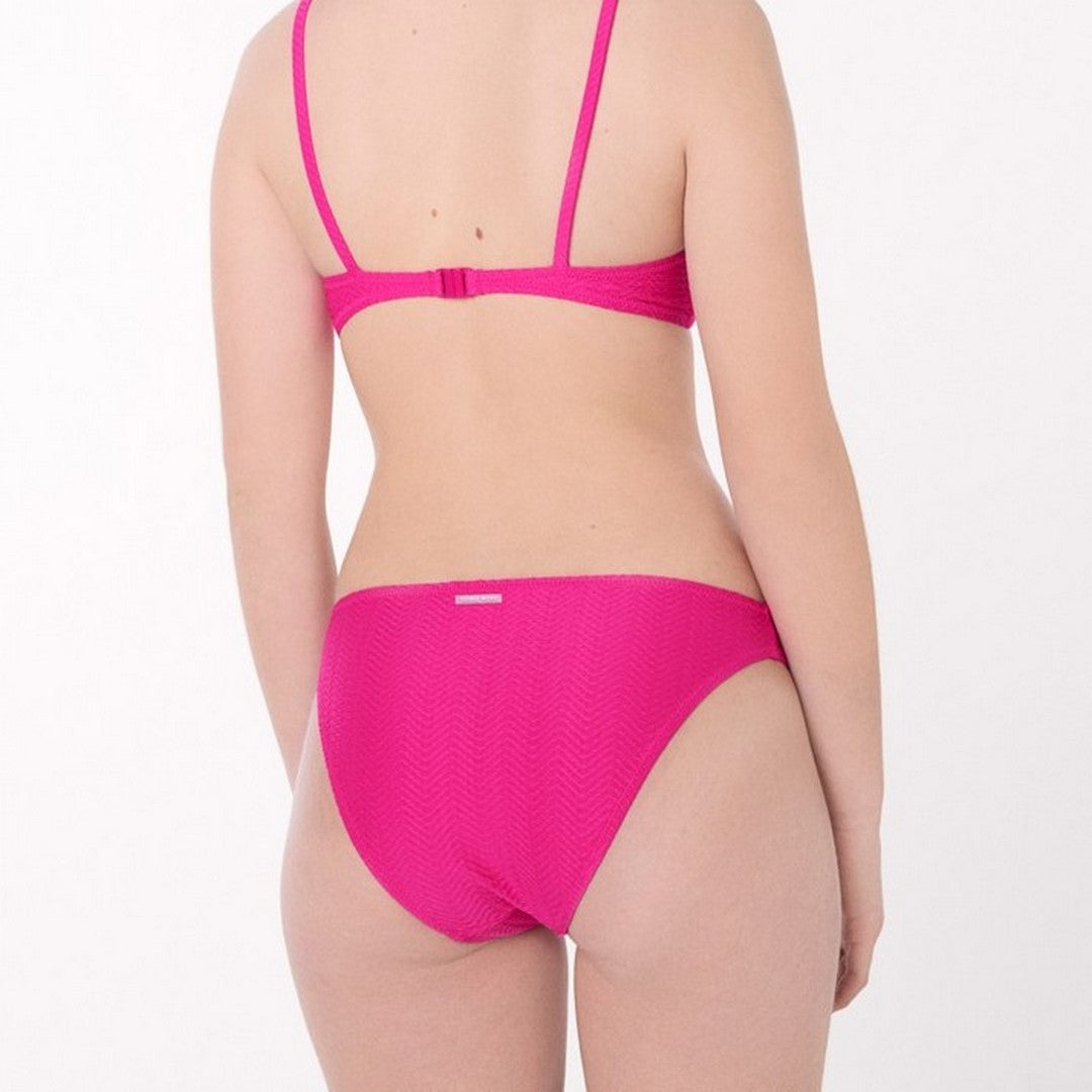 Ysabel Mora Beachwear Ragazza Slip Bikini Texture - 83480 FLUOR PINK