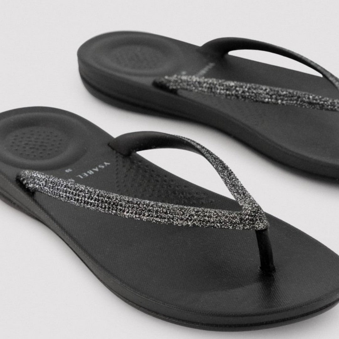 Ysabel Mora Beachwear Donna Infradito Shiny - 86290 NERO