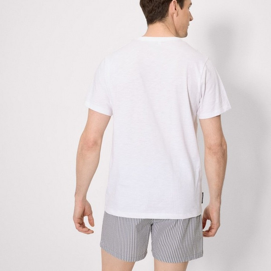 Ysabel Mora Beachwear Uomo T-Shirt Tinta Unita - 90533 WHITE