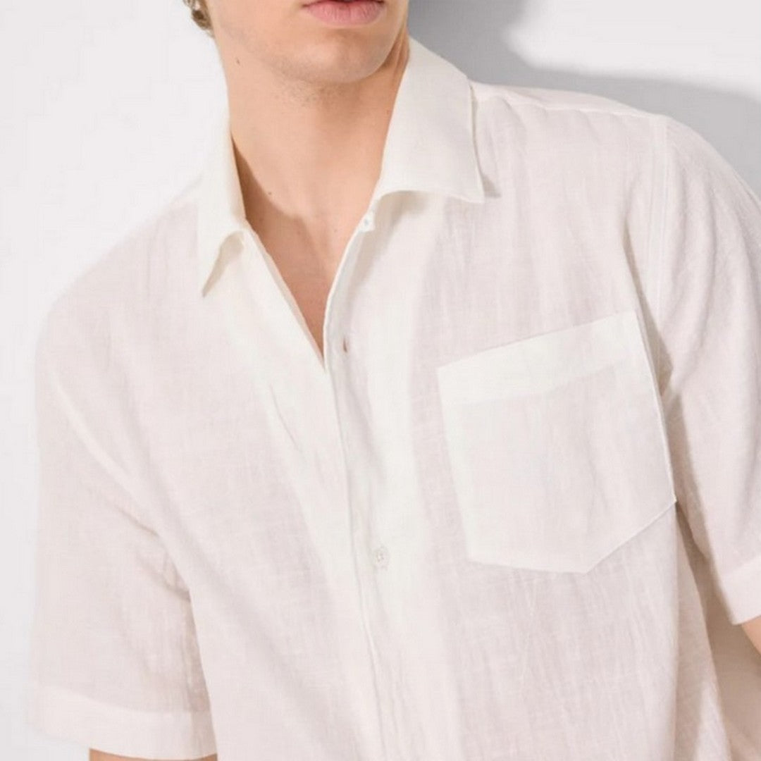 Ysabel Mora Beachwear Uomo Camicia Relax in Cotone - 90538 WHITE