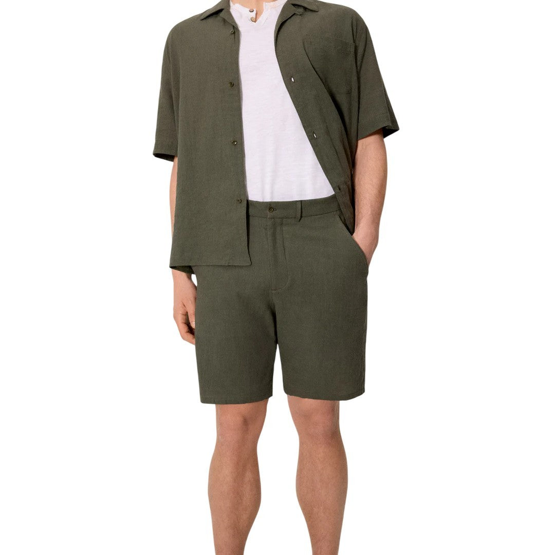 Ysabel Mora Beachwear Uomo Pantaloncino Effetto Lino - 90540 GRAPE LEAF
