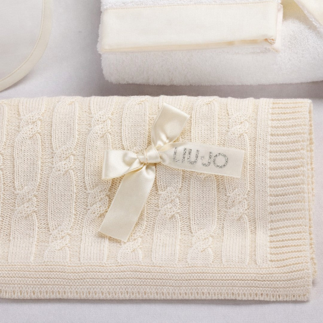 Liu Jo Baby Copertina Carrozzina in Cotone Nastrini - BL492C 00671
