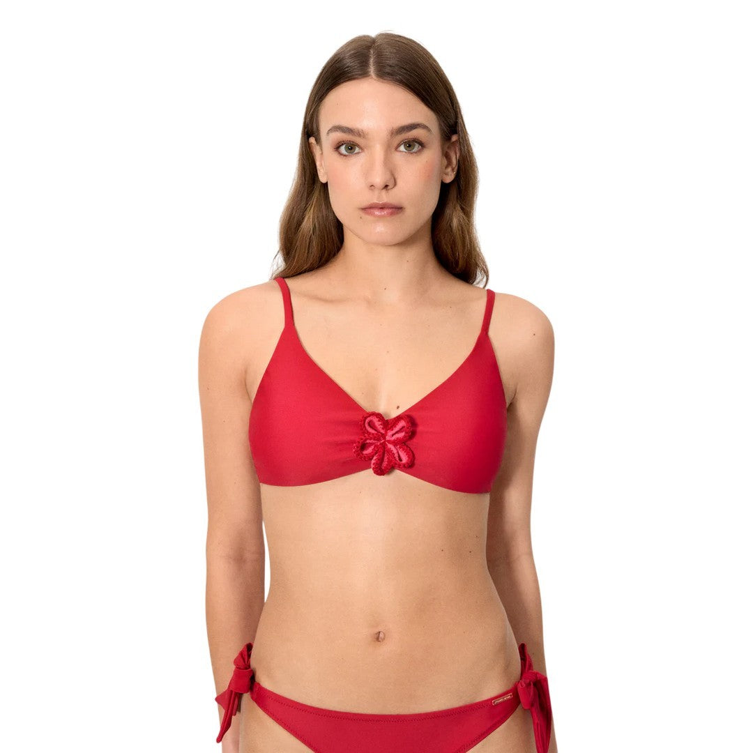 Ysabel Mora Beachwear Donna Top Bikini Triangolo - 83448 Dark Red