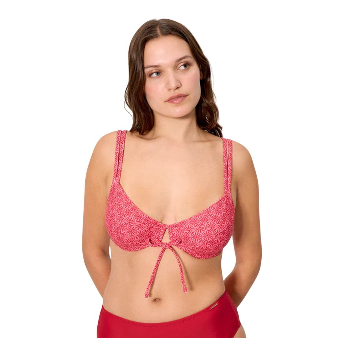 Ysabel Mora Beachwear Donna Top Bikini Triangolo - 83448 Dark Red