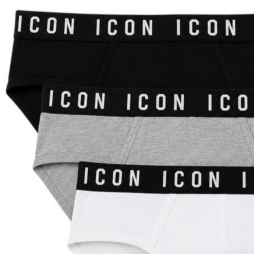 Icon Underwear 3 Pack Slip Uomo Cotone Elastico
