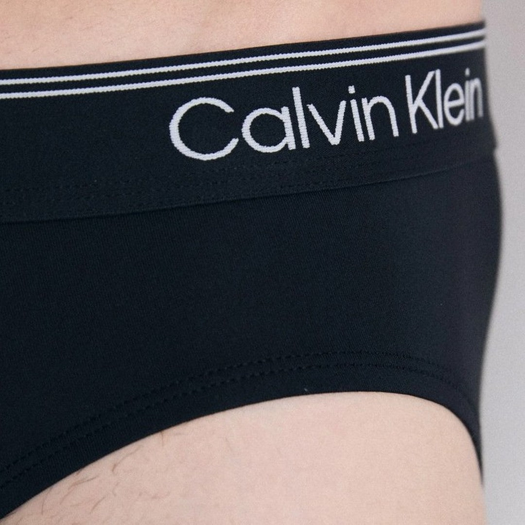 Calvin Klein Underwear 3Pack Slip Uomo Nero Microfibra Stretch - LV00NB4408 UB1