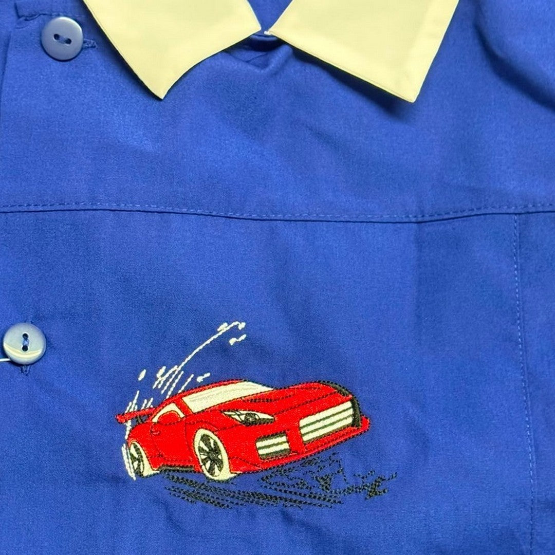 Ambrosino Grembiule Scuola Bambino Bluette Con Bottoni
