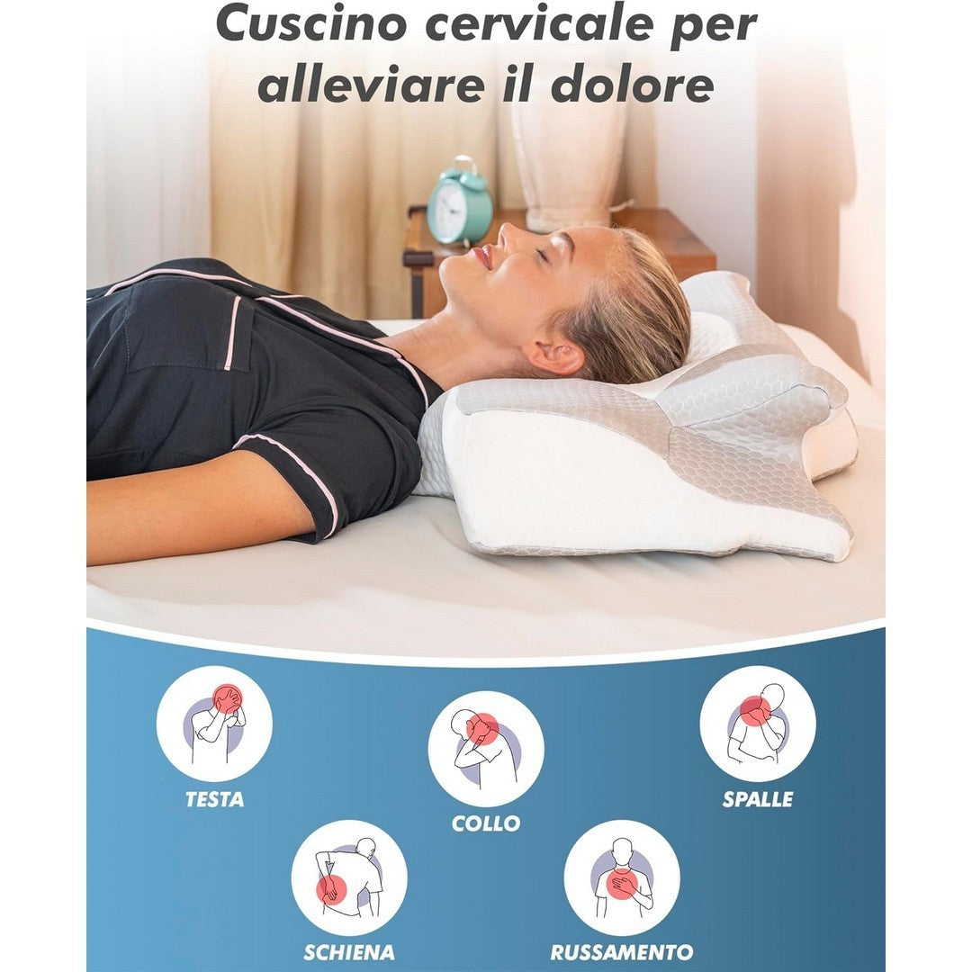 Antica Tessitura Italiana Guanciale Memory Sollievo Ergonomico