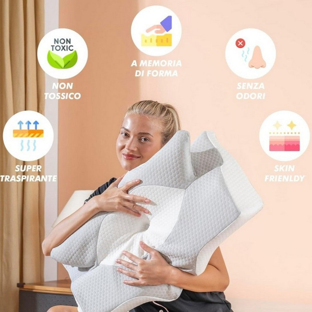 Antica Tessitura Italiana Guanciale Memory Sollievo Ergonomico