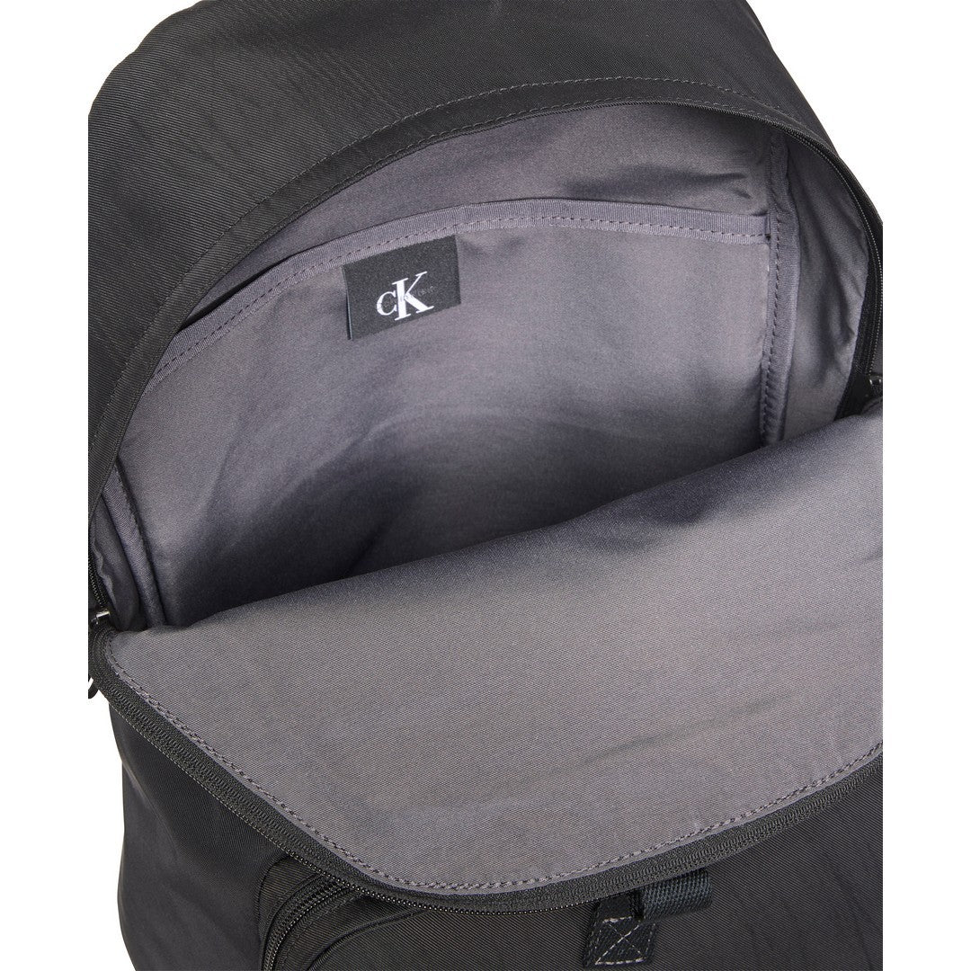 Calvin Klein Uomo Bold Dbl Pkt Backpack Black - LV04D3558G-UB1
