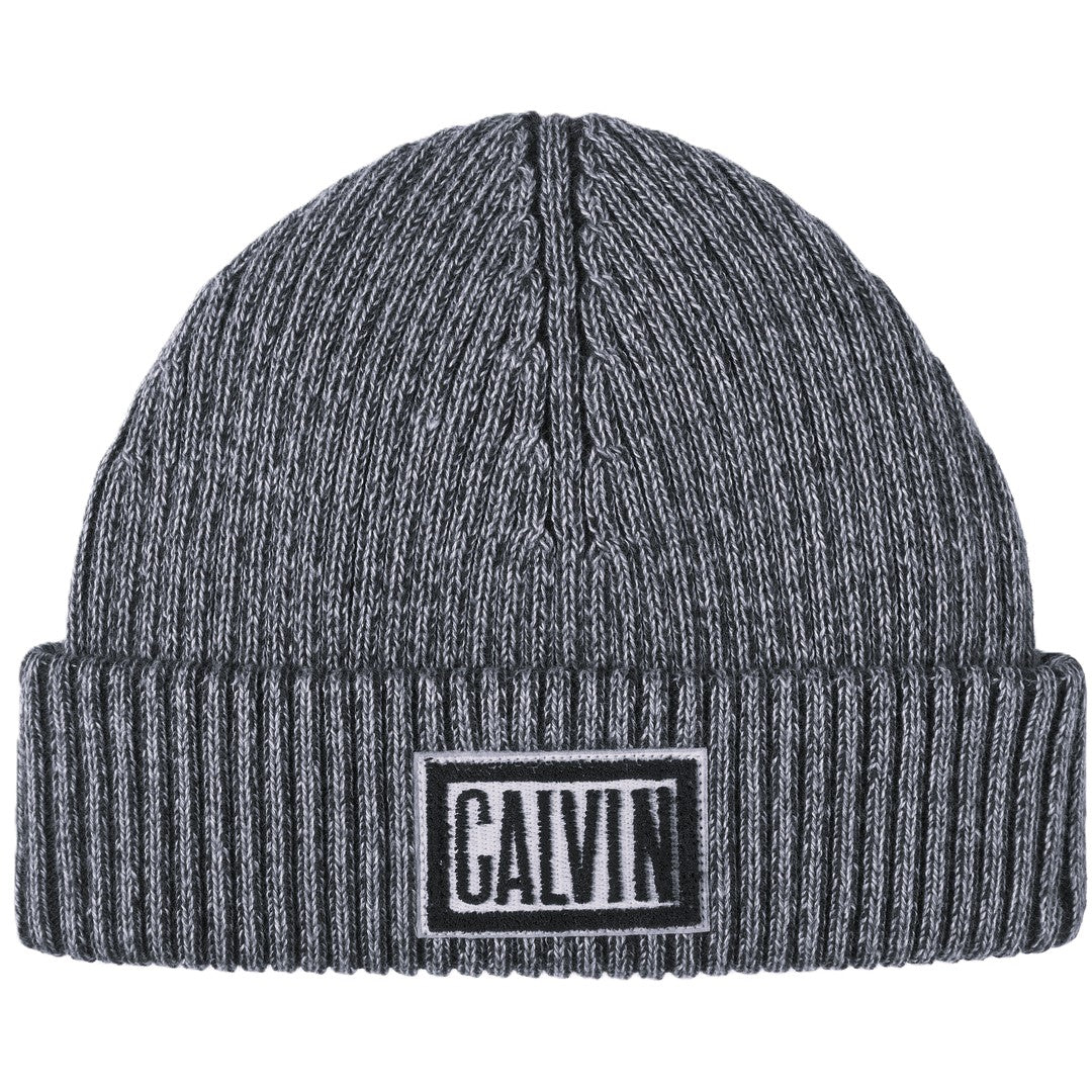 Calvin Klein Uomo Berretto Calvin Patch Plaited Rib Docker - LV04D8108G-CEF