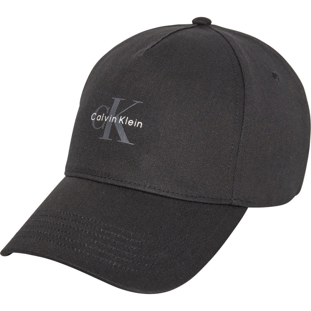 Calvin Klein Uomo Monologo Printed Baseball Cap Black - LV04G5032G-UB1