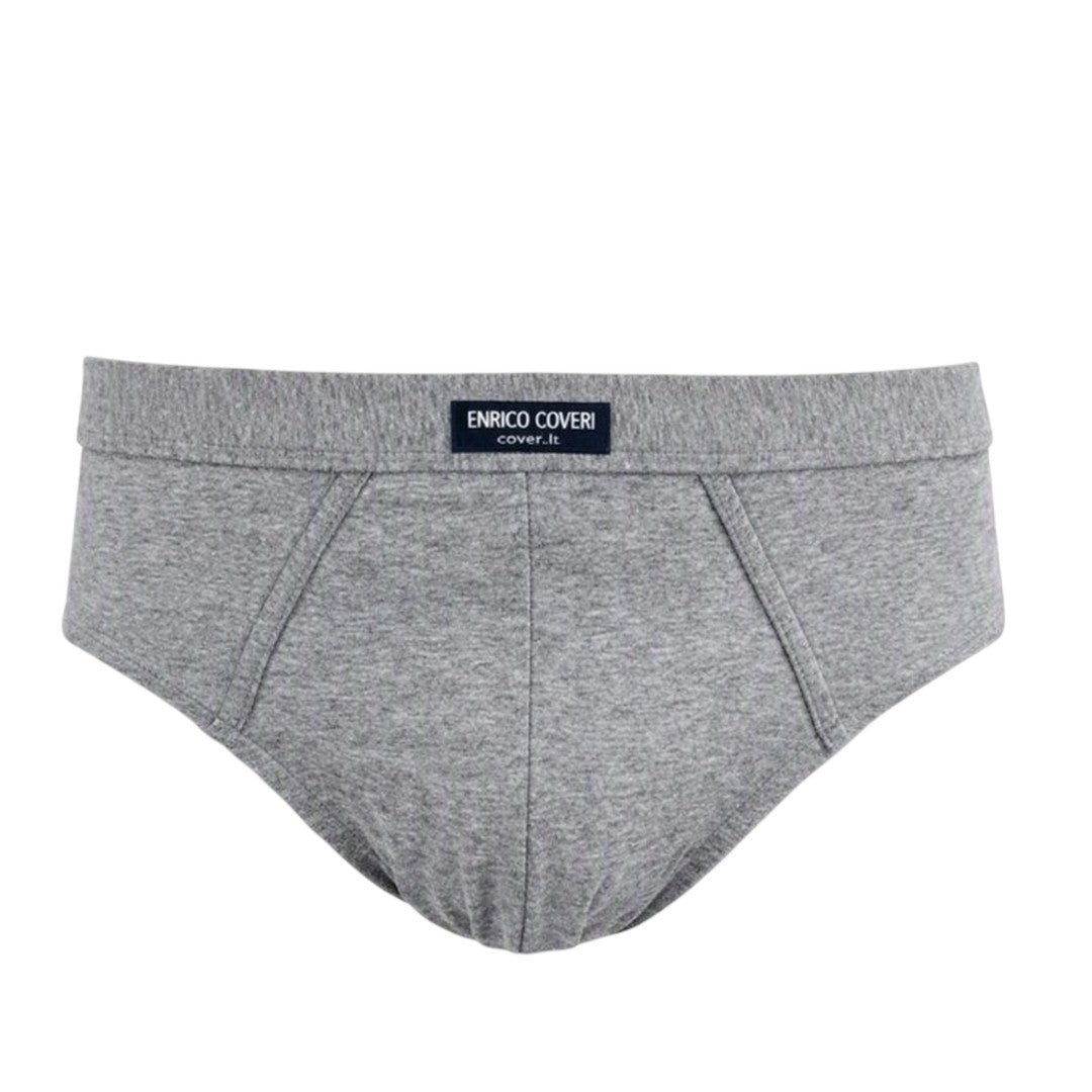 Enrico Coveri Slip Uomo Cotone Bielastico con Elastico Cotonato