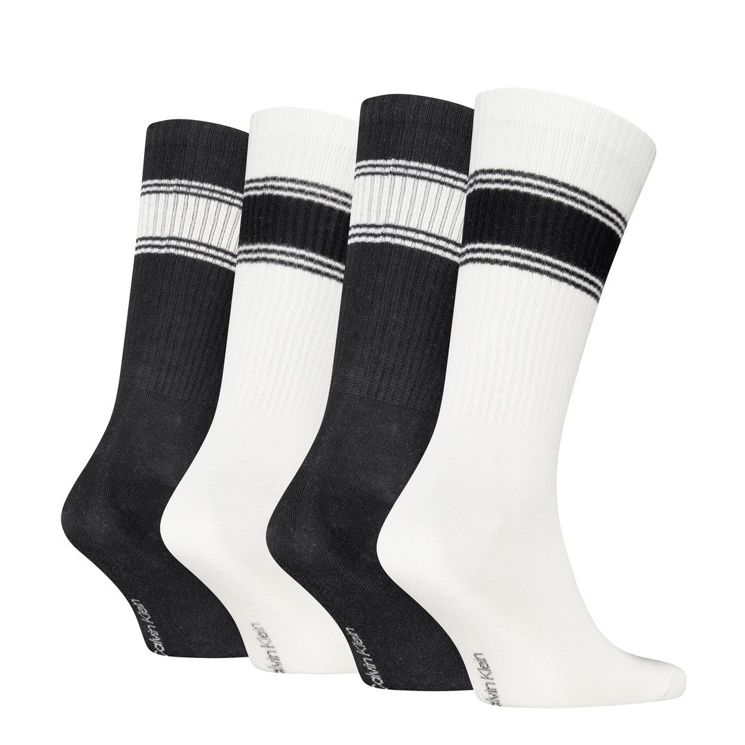 Calvin Klein Uomo 4P Calze in Spugna Giftbox Sport Logo 701241210001801