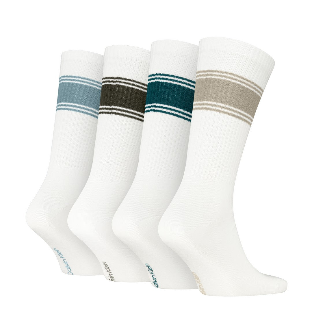 Calvin Klein Uomo 4P Calze in Spugna Giftbox Sport Logo 701241210003801